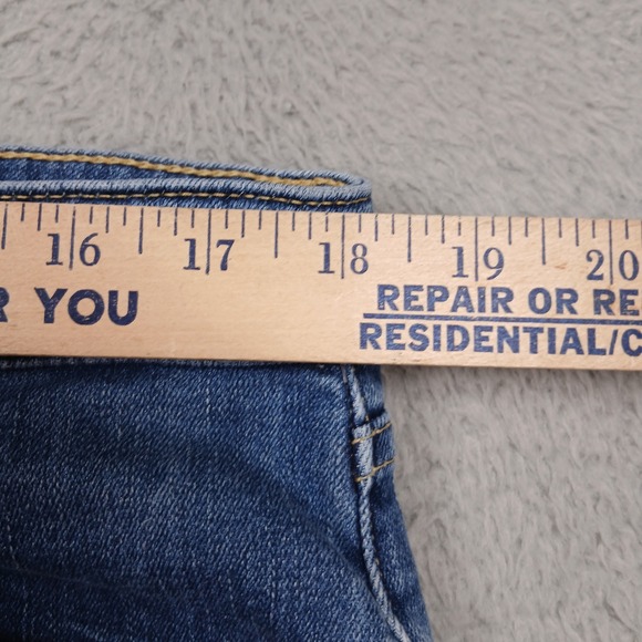 Lauren Ralph Lauren Jeans Women's 16 Blue Stretch Denim Mid Rise - Picture 9 of 11